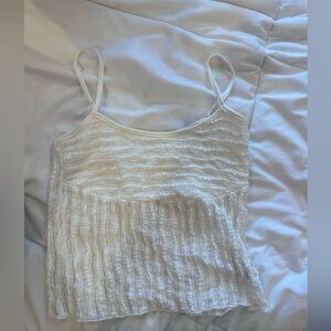 White Glassons Flowy Top
